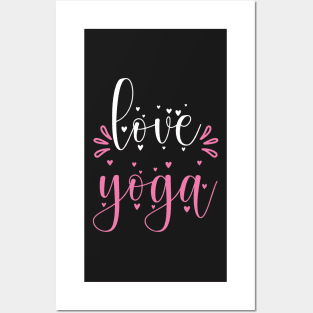 Love Yoga Quotes Posters and Art